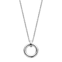 Ti Sento Yellow Gold Plated Structured Loop Necklace - Michael Jones Jeweller