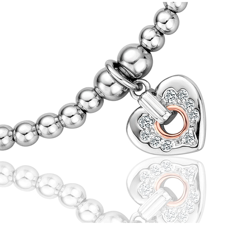 Clogau Cariad® Sterling Silver Sparkle Affinity Bracelet with Topaz 3SBB85S