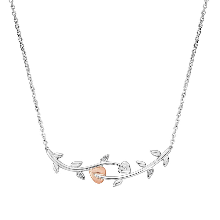 Clogau Vine of Life White Topaz Necklace