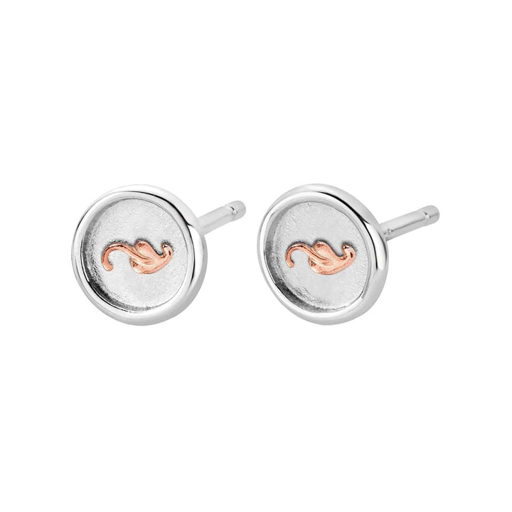 Clogau Insignia Sterling Silver Stud Earrings 3STOL0604