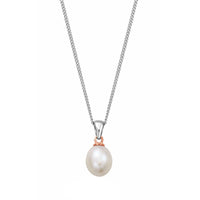 Clogau Welsh Beachcomber Silver and Pearl Pendant