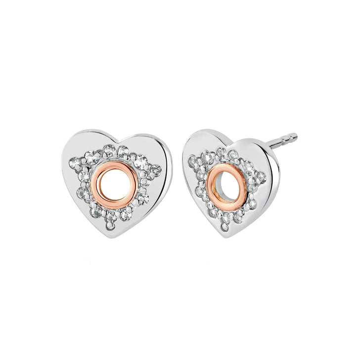 Clogau Cariad® Sterling Silver Sparkle Stud Earrings with Topaz 3SCRS0652