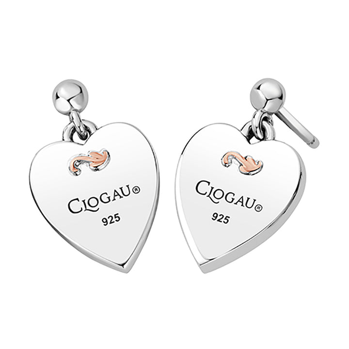 Clogau Tree of Life Insignia Heart Stud Earrings - Michael Jones Jeweller