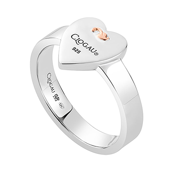 Clogau Tree of Life Insignia Heart Ring 3SCSHLR (M)