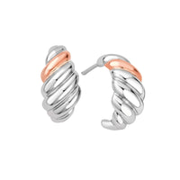 Clogau Lover's Twist Creole Earrings - Michael Jones Jeweller