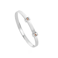 Clogau Tree of Life Insignia Silver Baby Bangle - Michael Jones Jeweller