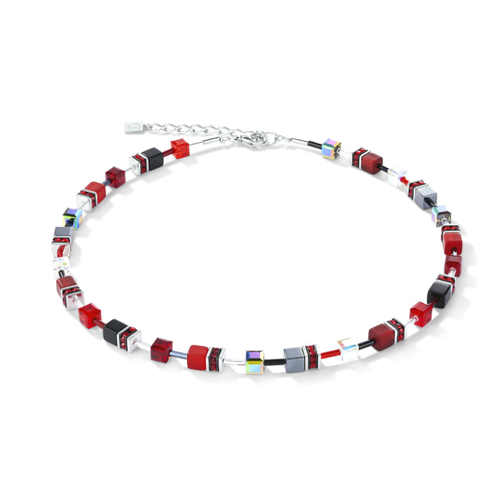 Coeur de Lion GeoCUBE® Red Necklace