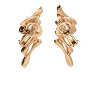 Diamond Articulated 18ct Rose Gold Earrings - Michael Jones Jeweller