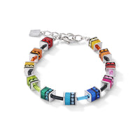 Coeur De Lion GeoCUBE® Multicolour Classic Polaris & Rhinestone Bracelet - Michael Jones Jeweller