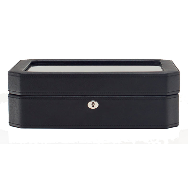 Wolf Windsor Black 10 Piece Watch Box