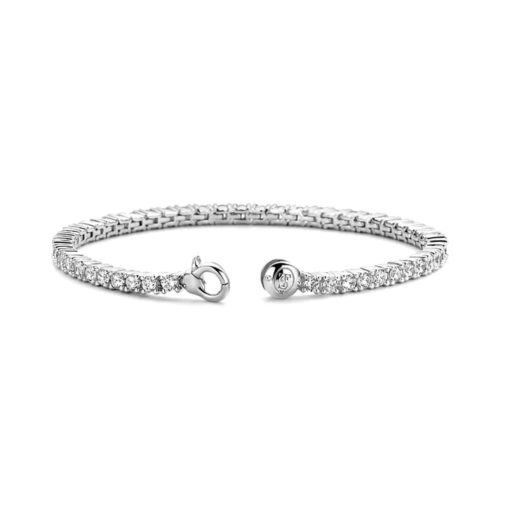 Ti Sento Cubic Zirconia Tennis Bracelet with Complimentary Cosmic Jewellery Roll