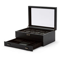 WOLF Axis 10 Piece Watch Box with Drawer - Michael Jones Jeweller