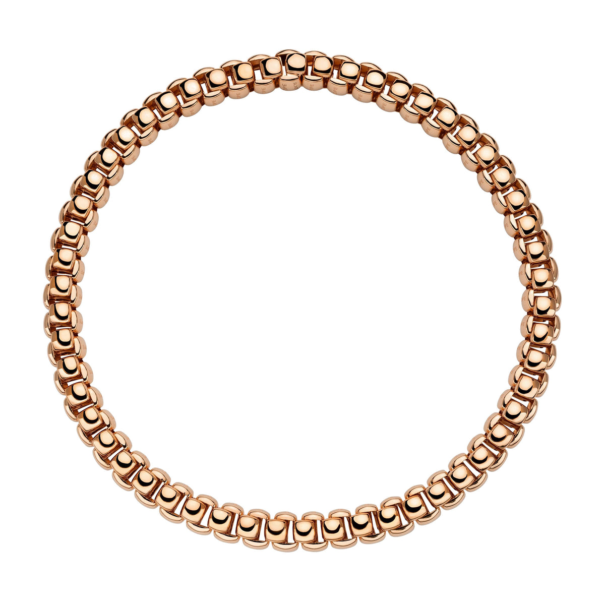 FOPE Flex'it Luna 18ct Rose Gold Necklace 43cm - Michael Jones Jeweller