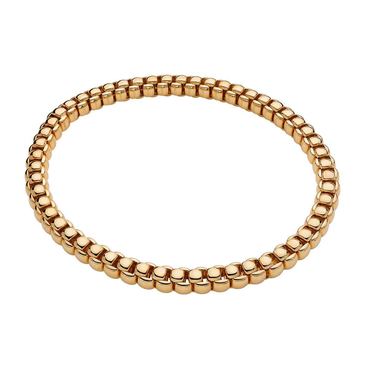FOPE Flex'it Luna 18ct Yellow Gold Necklace 43cm - Michael Jones Jeweller