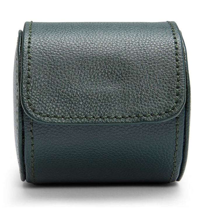 Wolf British Racing Green Single Watch Roll - Michael Jones Jeweller