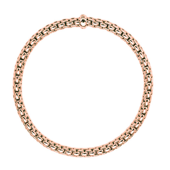FOPE Flex'it Vendôme 18ct Rose Gold Bracelet Small 561B