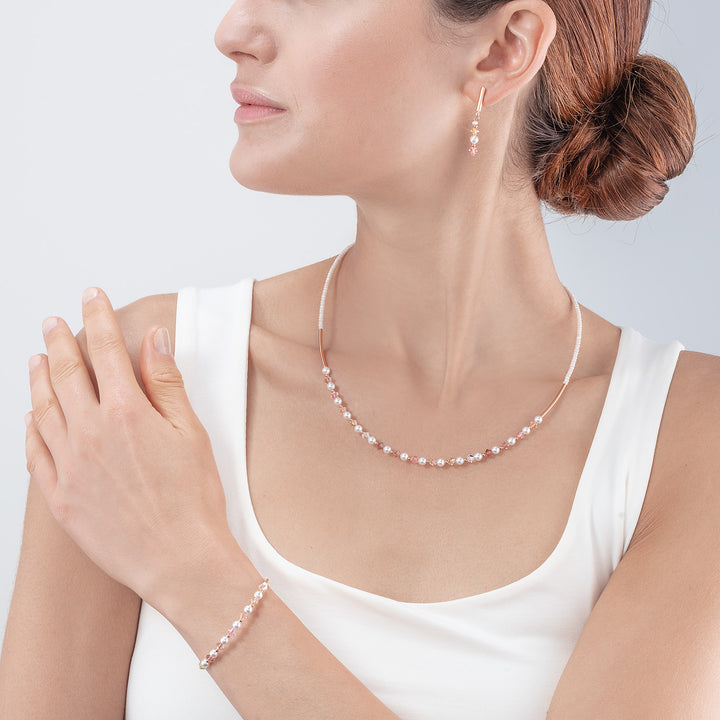 Coeur De Lion Light Rose Princess Pearls Necklace