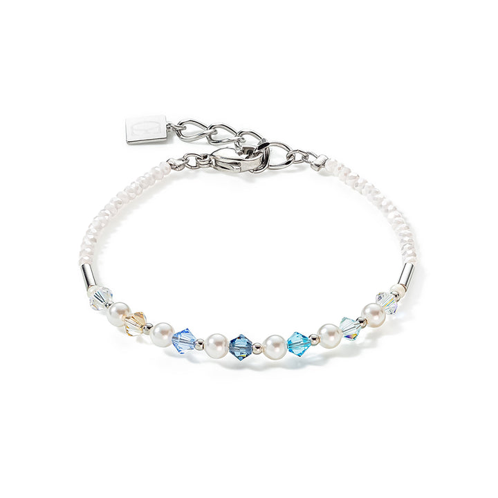 Coeur De Lion Light Blue Princess Pearls Bracelet