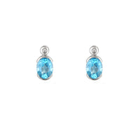 Amore Spicy Blue Topaz Earrings