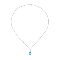 Amore Spicy Blue Topaz Necklace