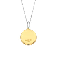 Ti Sento Cubic Zirconia Star Disc Locket - Michael Jones Jeweller