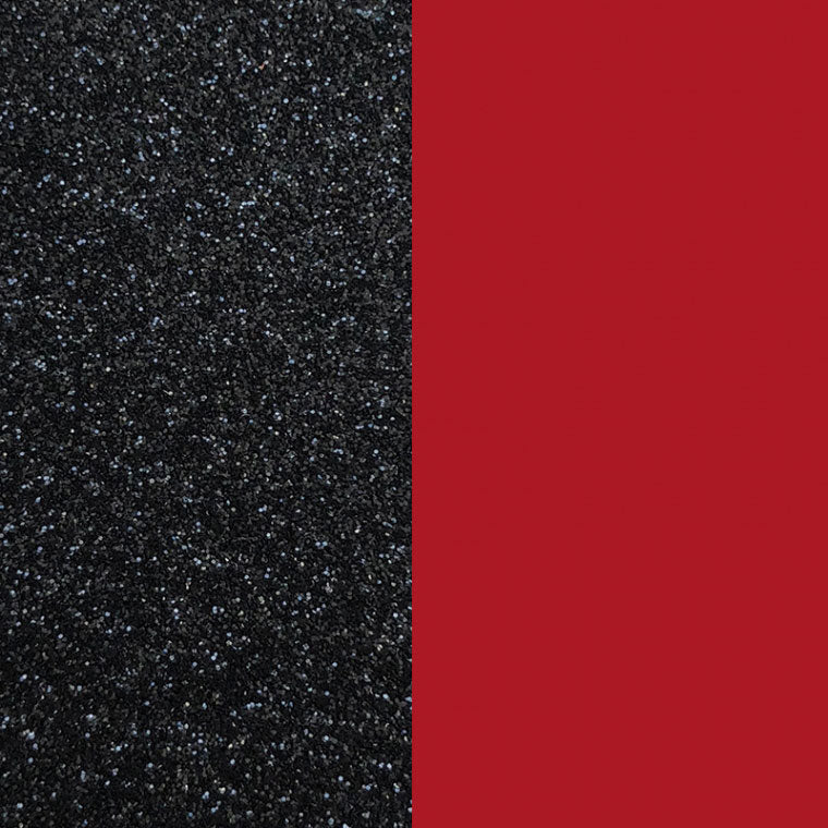 Les Georgettes Earring Inserts 16mm Black Glitter and Red Fluid-Perspex 703218284CG000 - Michael Jones Jeweller