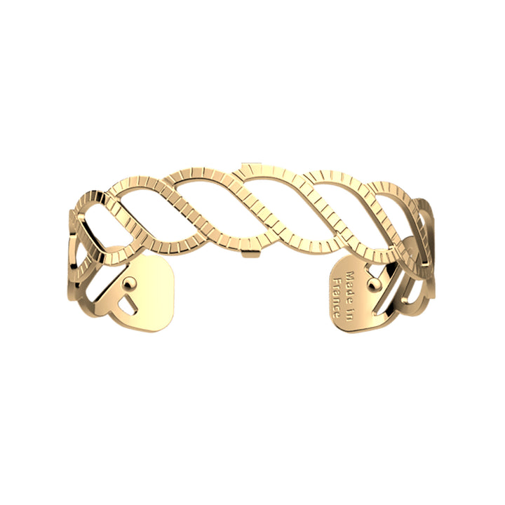 Les Georgettes 14mm Torsade Brass and Yellow Gilt Cuff Bracelet 70405610100