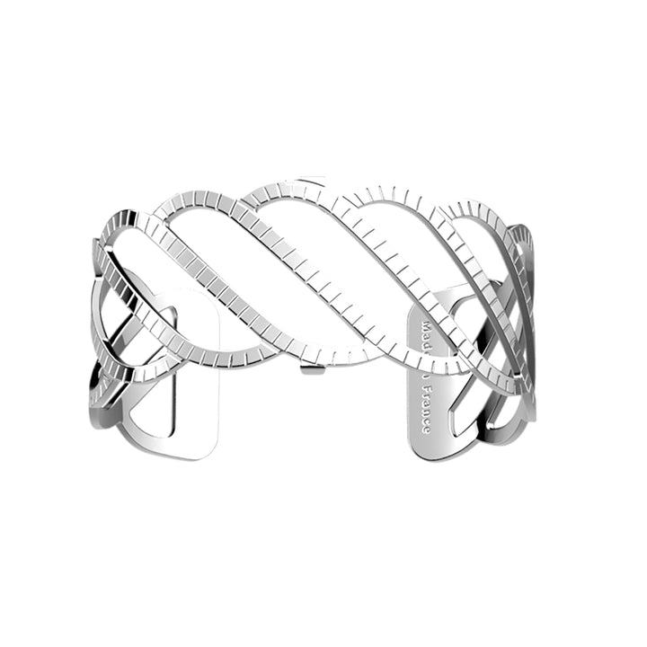 Les Georgettes 25mm Torsade Brass and Silver Plate Cuff Bracelet 70405621600