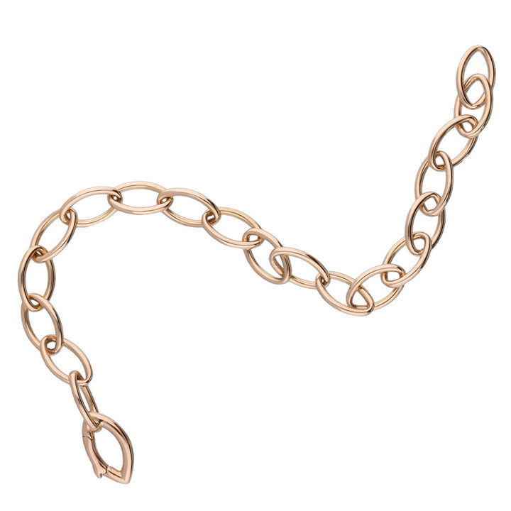 Clioro Open Link 18ct Rose Gold Bracelet 19cm