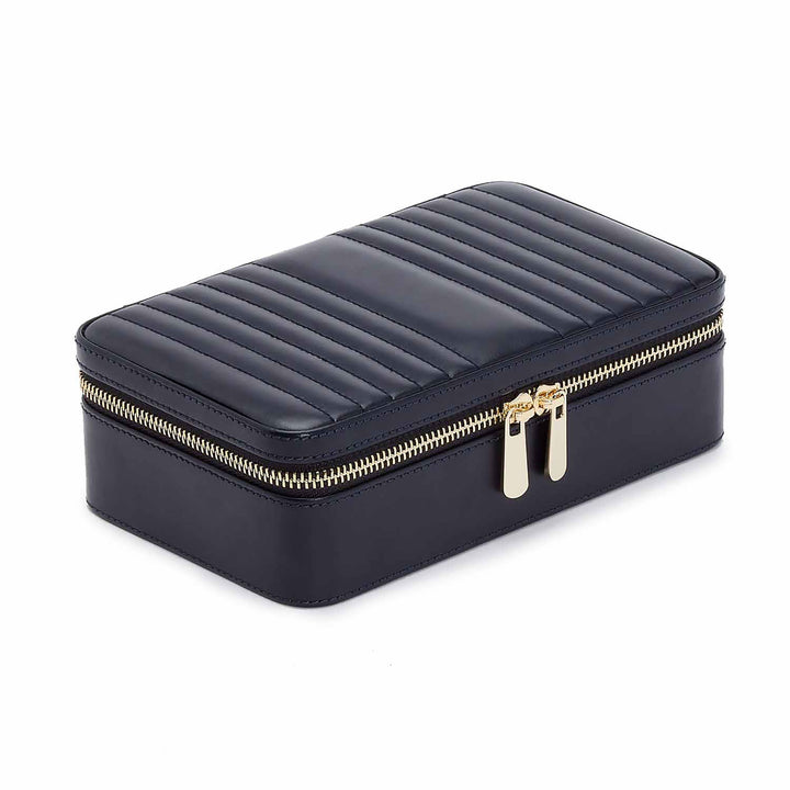 Wolf Maria Navy Medium Zip Case - Michael Jones Jeweller