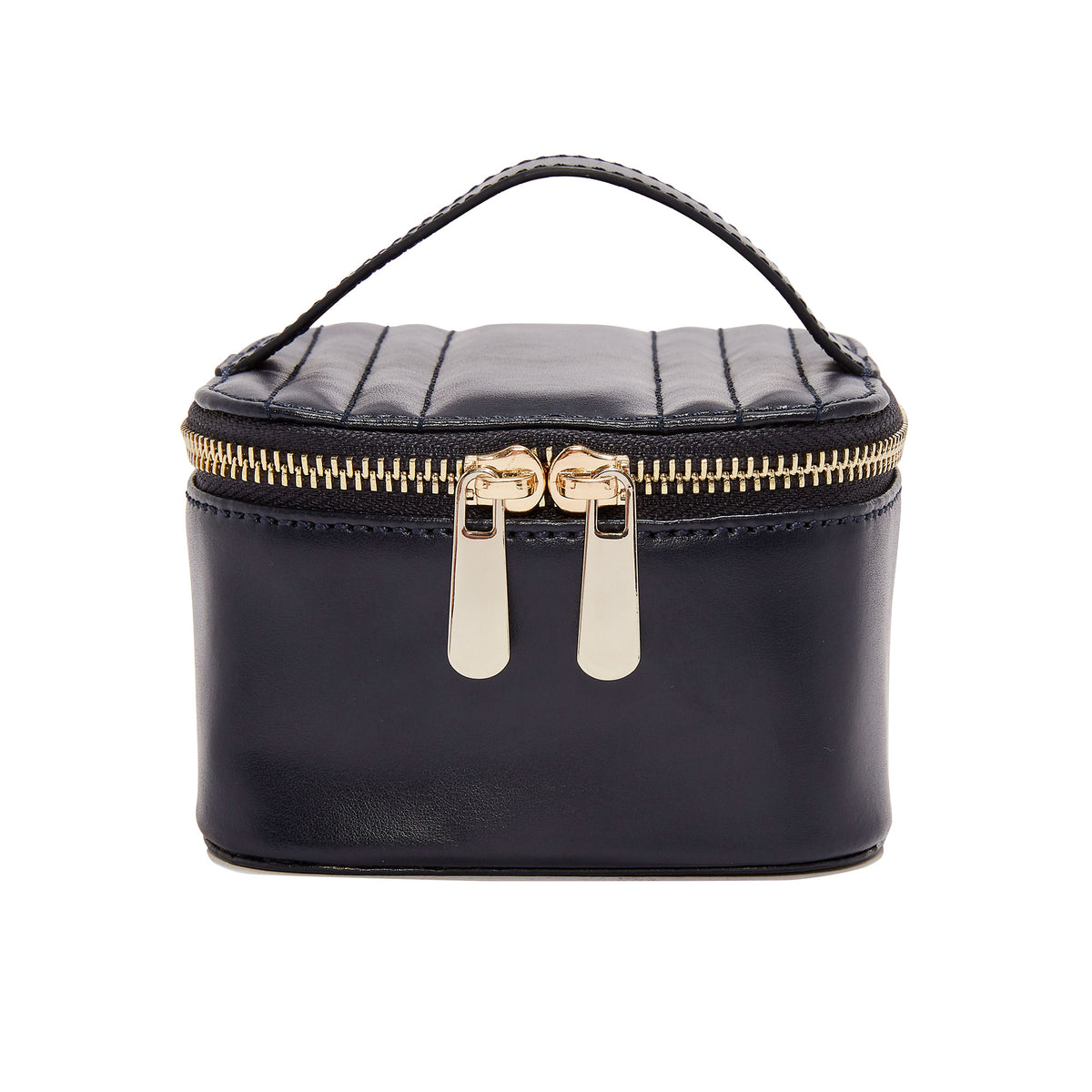 Wolf Maria Navy Zip Jewellery Cube - Michael Jones Jeweller