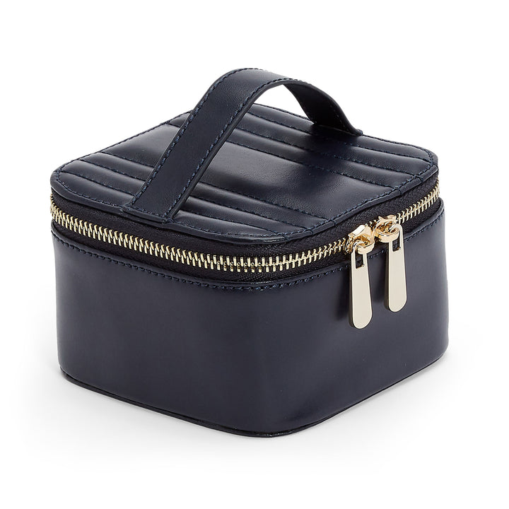 Wolf Maria Navy Zip Jewellery Cube - Michael Jones Jeweller