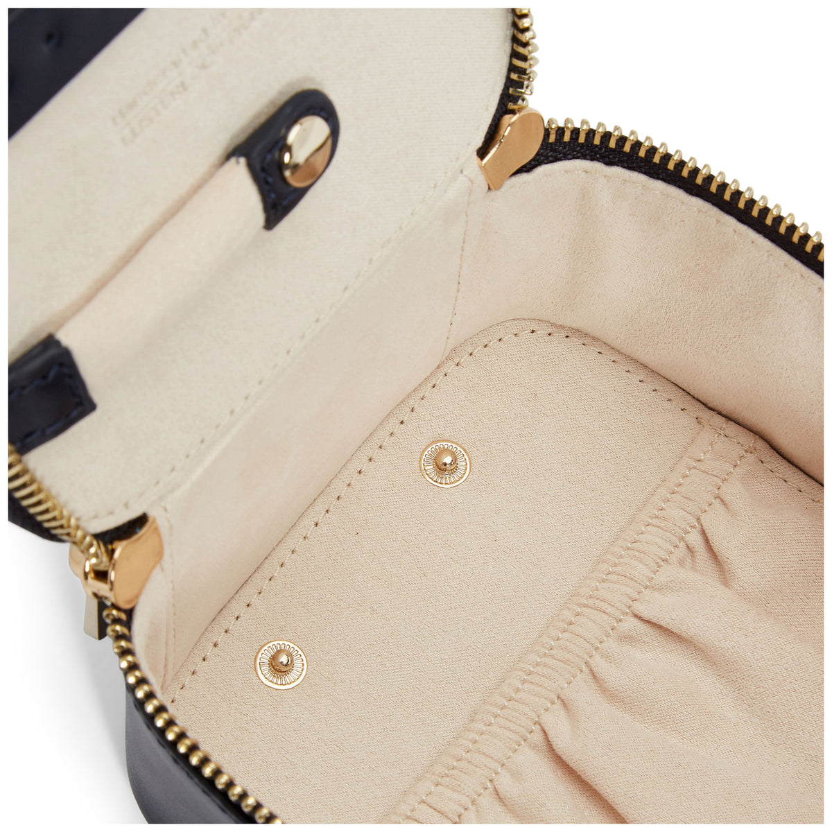 Wolf Maria Navy Zip Jewellery Cube - Michael Jones Jeweller