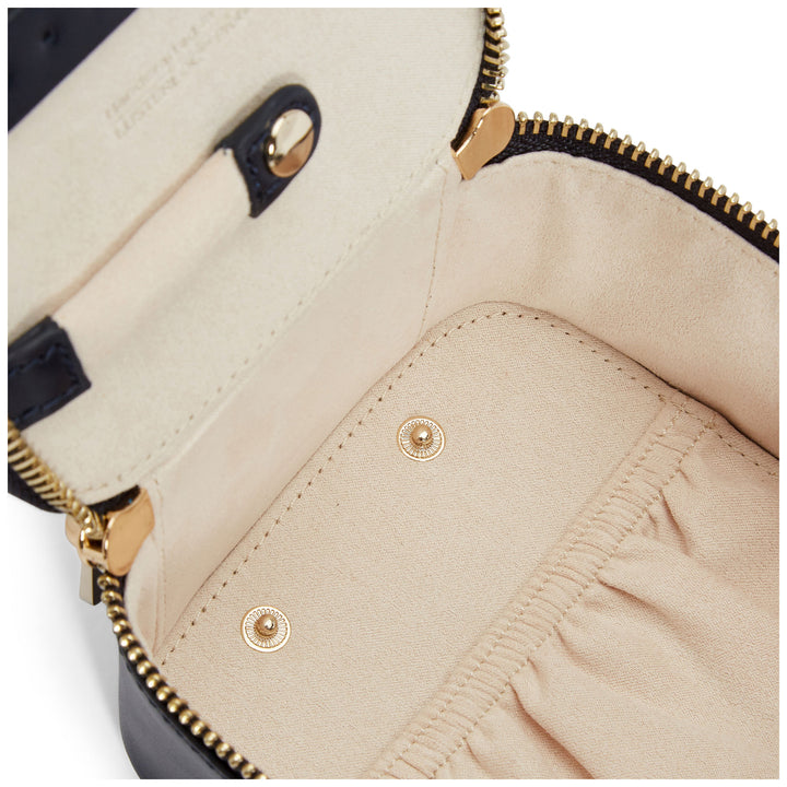 Wolf Maria Navy Zip Jewellery Cube - Michael Jones Jeweller