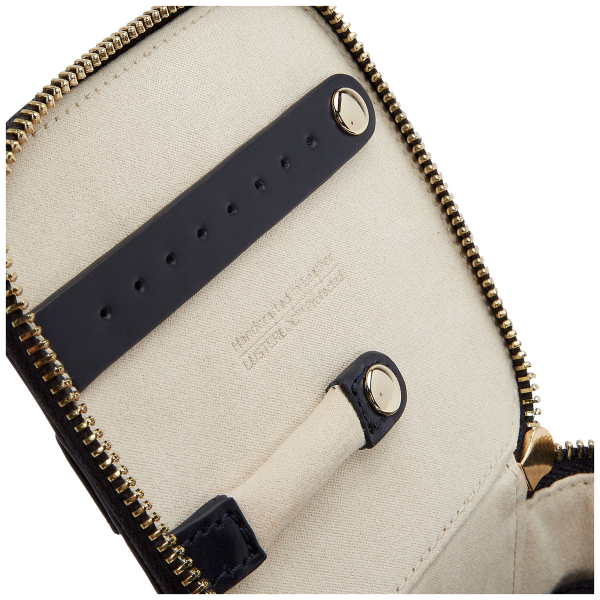 Wolf Maria Navy Zip Jewellery Cube - Michael Jones Jeweller
