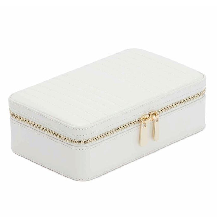 WOLF Maria White Medium Zip Case