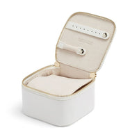 Wolf Maria White Zip Jewellery Cube