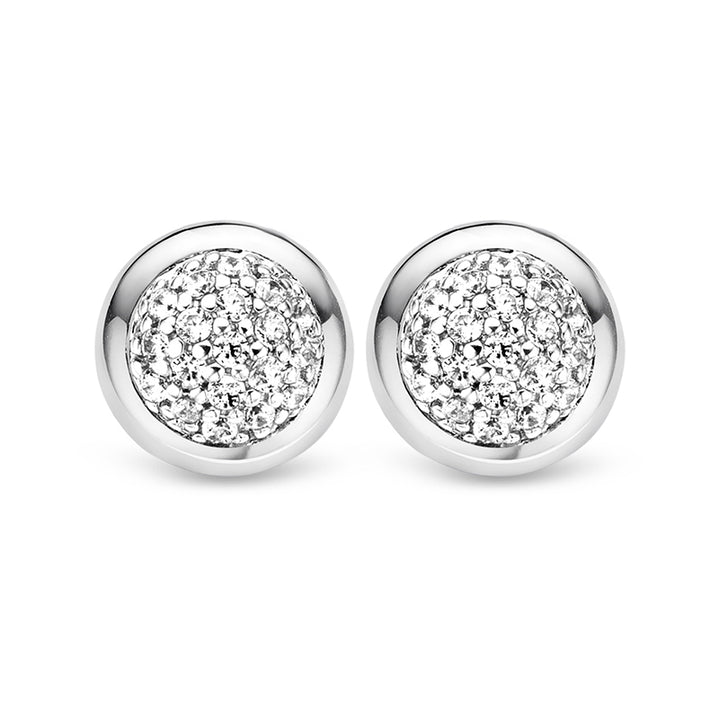 Ti Sento Pavé Cubic Zirconia Stud Earrings - Michael Jones Jeweller