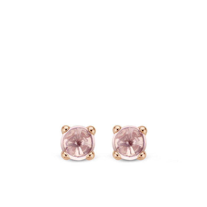 Ti Sento Nude Pink Stone Stud Earrings - Michael Jones Jeweller