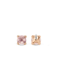 Ti Sento Nude Pink Stone Stud Earrings - Michael Jones Jeweller