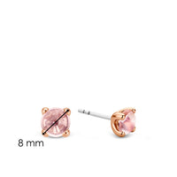 Ti Sento Nude Pink Stone Stud Earrings - Michael Jones Jeweller