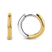 Ti Sento Yellow Gold Plated Hoop Earrings - Michael Jones Jeweller
