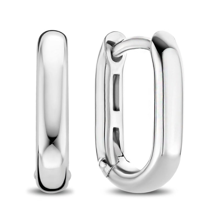 Ti Sento Oval Hoop Earrings - Michael Jones Jeweller