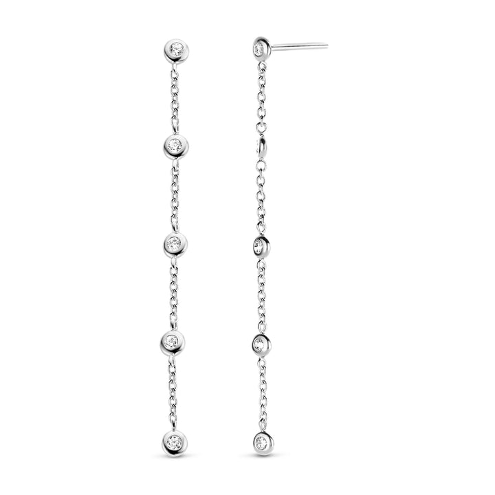 Ti Sento Cubic Zirconia Drop Earrings