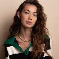 Ti Sento Yellow Gold Plated Coffee Bean Hoop Earrings - Michael Jones Jeweller