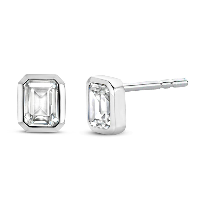 Ti Sento Octagonal Cubic Zirconia Stud Earrings