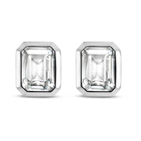 Ti Sento Octagonal Cubic Zirconia Stud Earrings