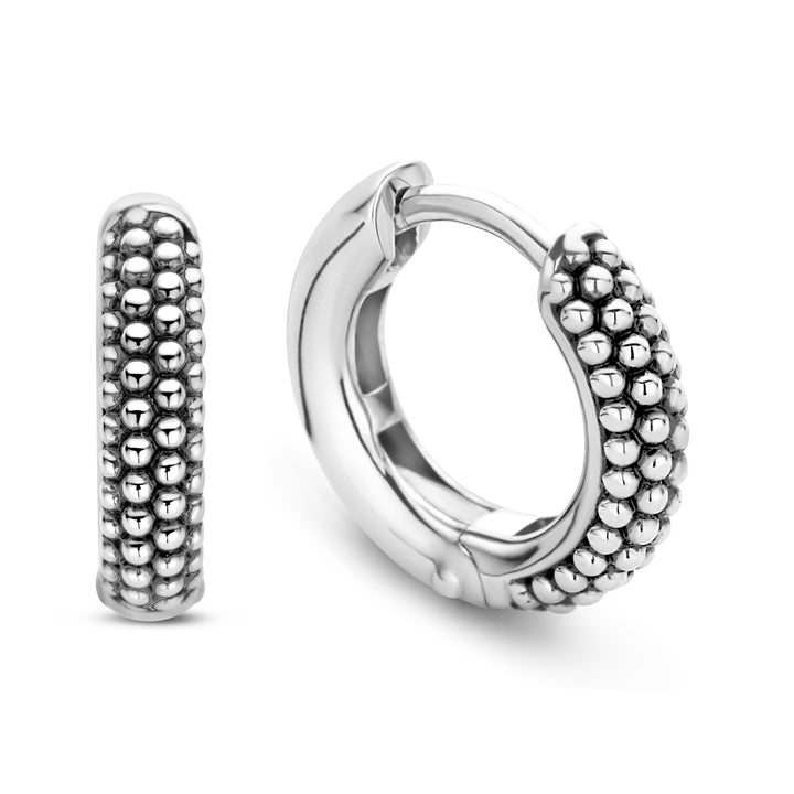 Ti Sento Structured Hoop Earrings - Michael Jones Jeweller
