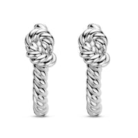 Ti Sento Rope Knot Hoop Earrings