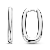 Ti Sento Oval Hoop Earrings - Michael Jones Jeweller